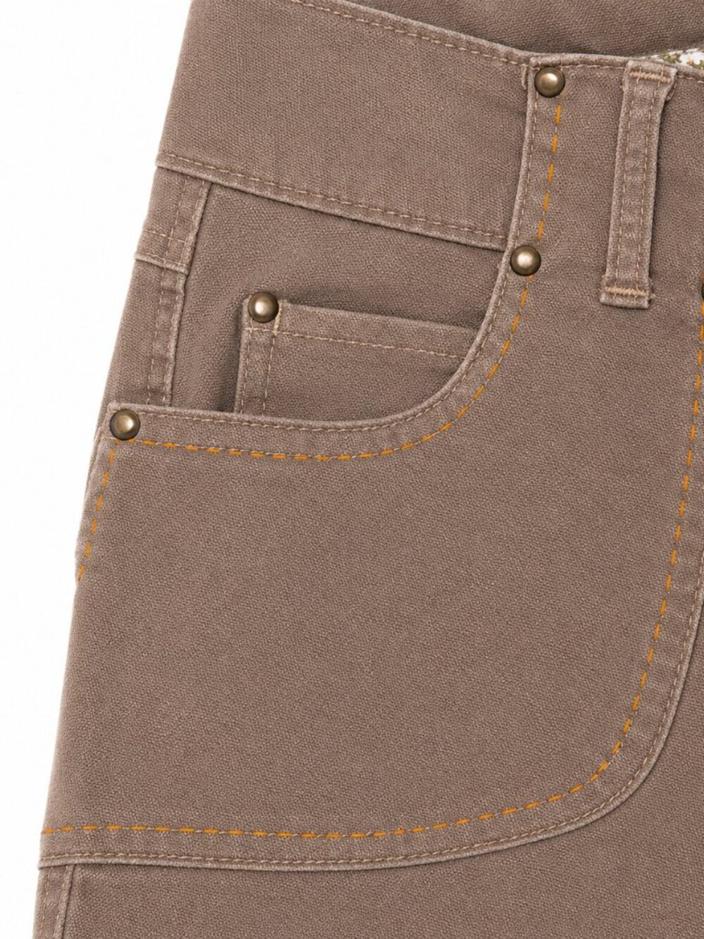 Women's Junior's SIZE 9 Taupe Bootcut Stretch Mid Rise PLUGG brand - Picture 8 of 16